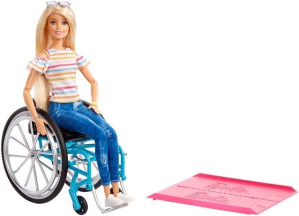 Kerekesszékes és műlábas Barbie